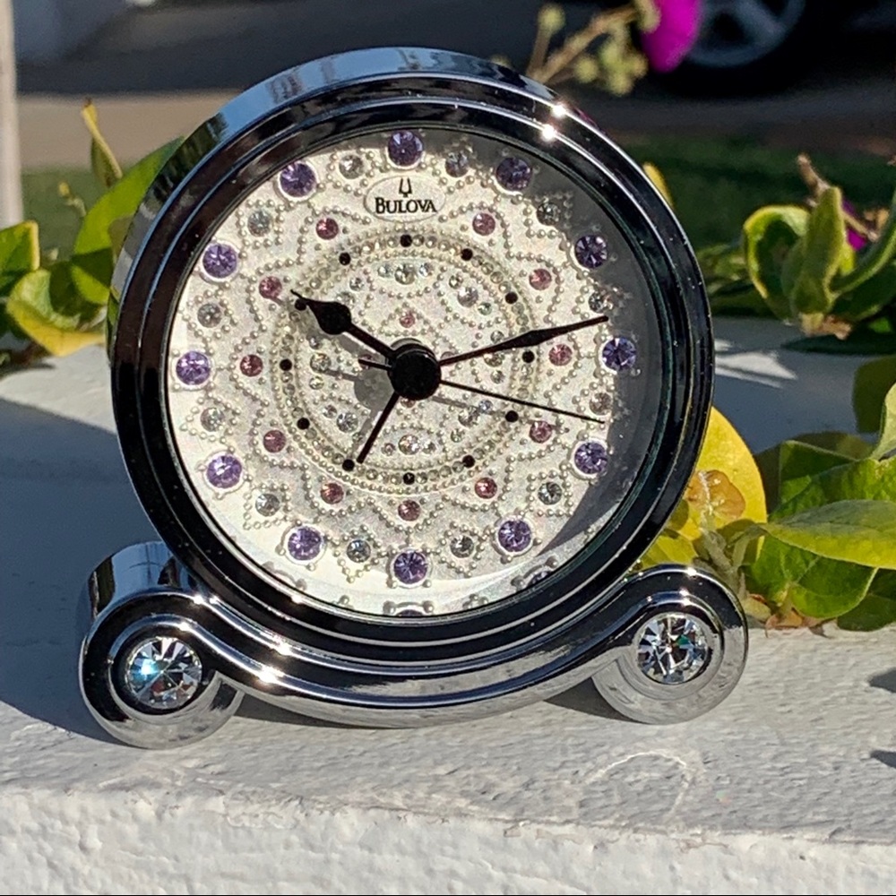 ⏰ Bulova Boudoir Timepiece w/ Swarovski Crystals